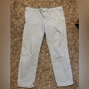 Tommy Hilfiger Blue Ankle Cropped Pants